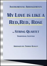 My love is like a Red,Red Rose (String Quartet) P.O.D. cover